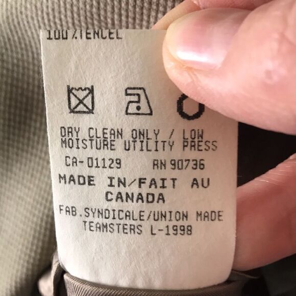 RALPH LAUREN Men's Light Tan Tencel 3 Button Blazer Suit Jacket 46T Tall NWT - Picture 9 of 9